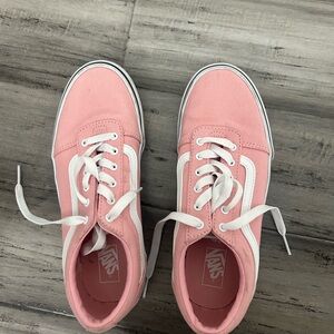 Vans Women's Pink Canvas Sneakers